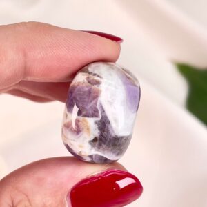 Ametyst bånd lommesten mod stress og uro