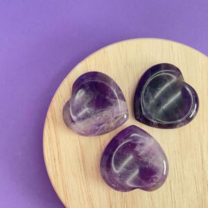 Ametyst Hjerte Bekymringssten