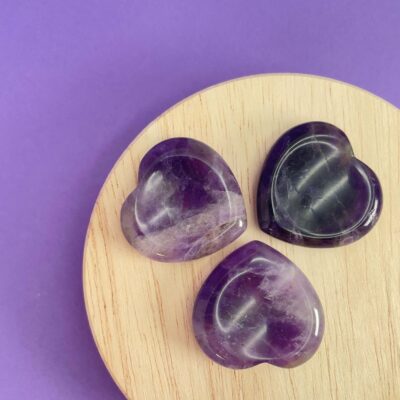 Ametyst Hjerte Bekymringssten