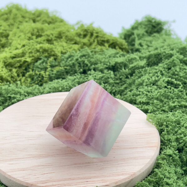 Fluorit Regnbue Kube