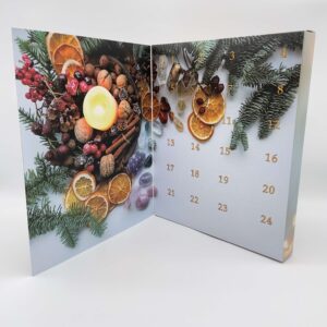 Spirituel julekalender med 24 krystaller til ro, balance og kærlighed.