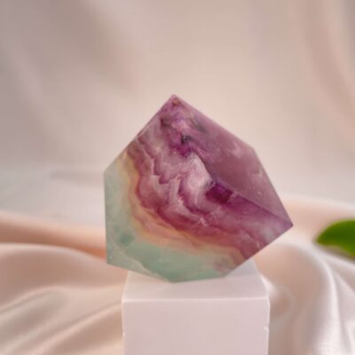 Fluorit Regnbue Kube | one-of-a-kind (Nr. 10)