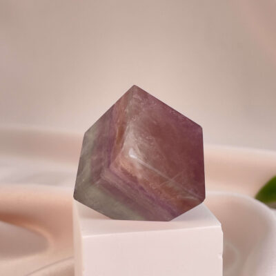 Fluorit Regnbue Kube | one-of-a-kind (nr. 8)