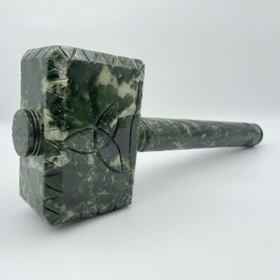 Serpentin Hammer (Mjölnir - Thors Hammer) | One-of-a-kind (Nr. 32)