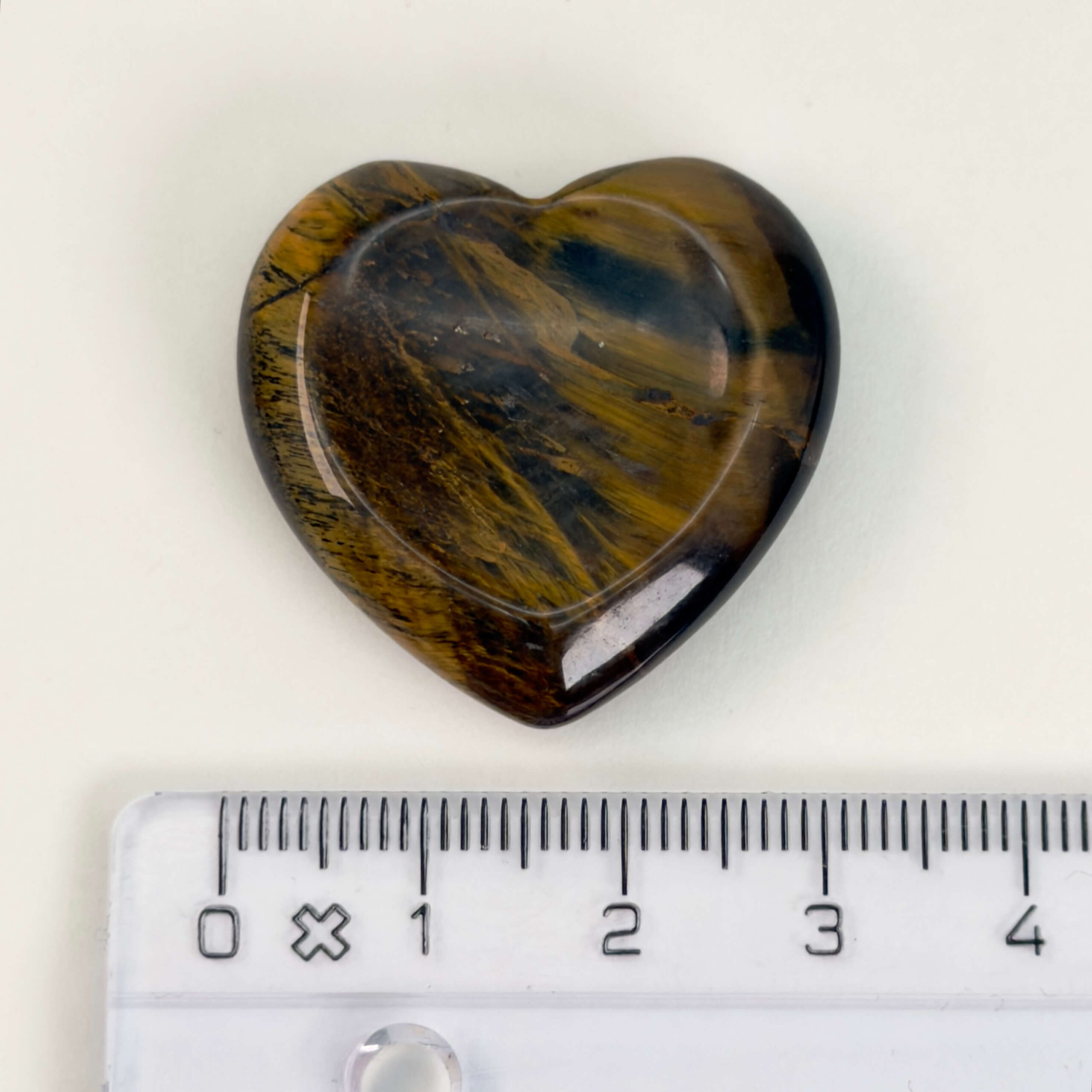 Tigerøje bekymringssten krystal sten lineal