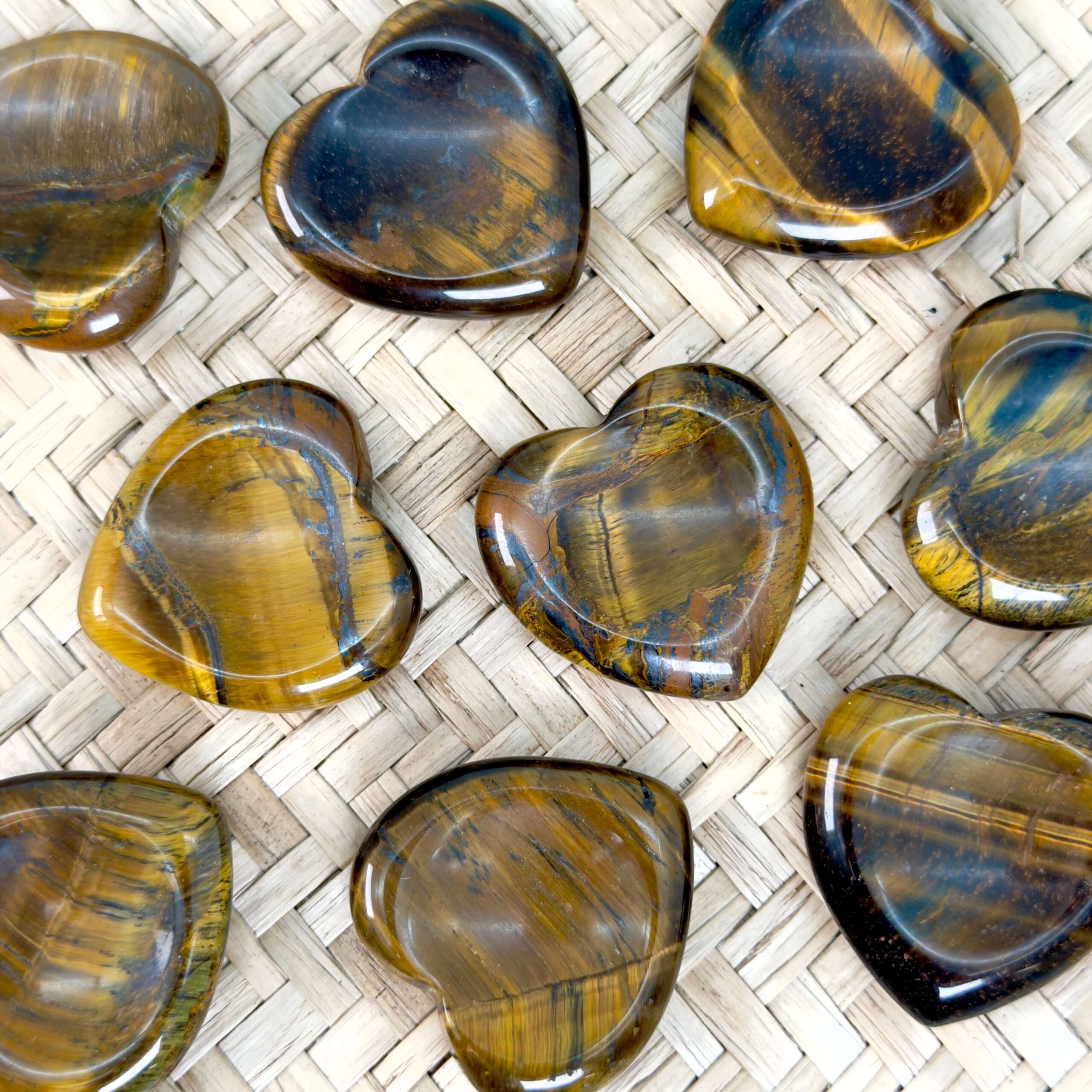 Tigerøje bekymringssten krystal sten