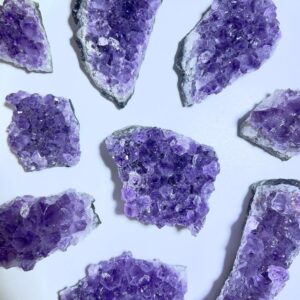 Ametyst klynge lommesten skaber kærlighed