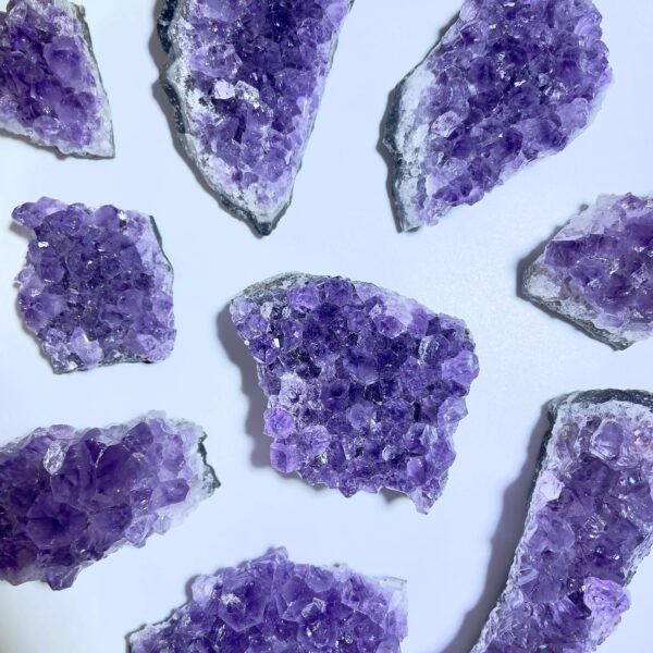 Ametyst klynge lommesten skaber kærlighed