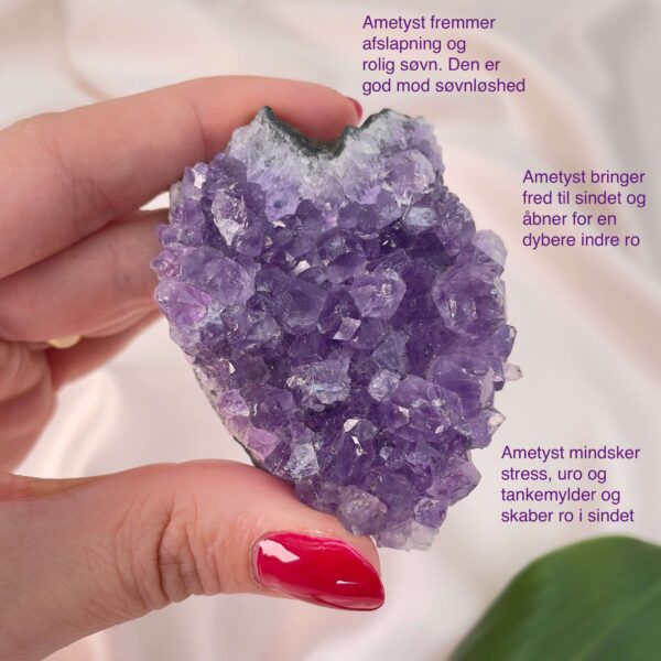Ametyst klynge mod stress og uro