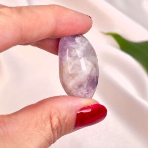 Ametyst lys lommesten mod stress og uro