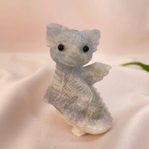 Blå Calsit Babydragon | one-of-a-kind (Nr. 31)