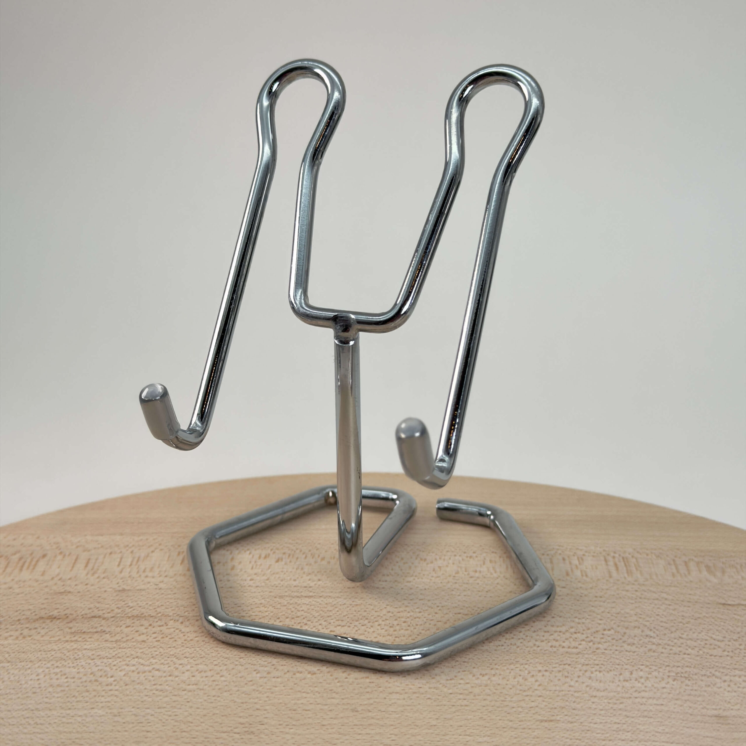 Holder til krystal hjerte og håndsten sølv