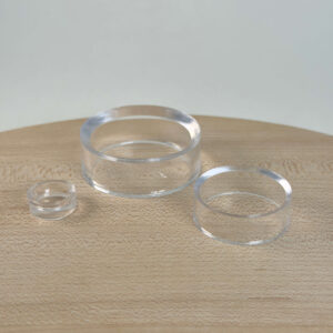 Holder til krystal kugle gennemsigtig plastik