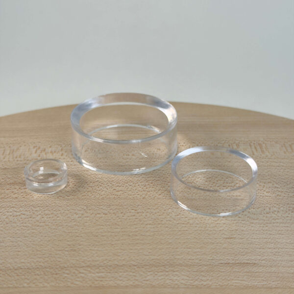 Holder til krystal kugle gennemsigtig plastik