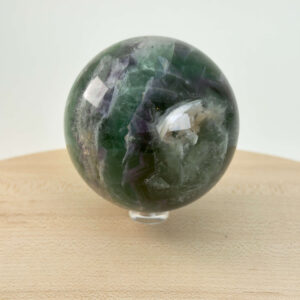 Holder til krystal kugle gennemsigtig plastik lille med kugle