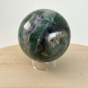 Holder til krystal kugle gennemsigtig plastik mellem med kugle