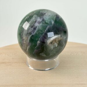 Holder til krystal kugle gennemsigtig plastik stor med kugle