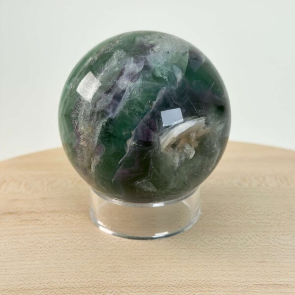 Holder til krystal kugle gennemsigtig plastik stor med kugle