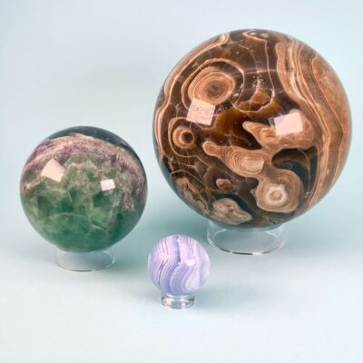 Holder til krystal kugle gennemsigtig plastik