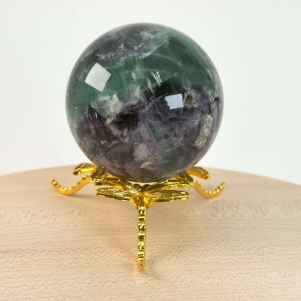 Holder til krystal kugle guldsmed guld med kugle
