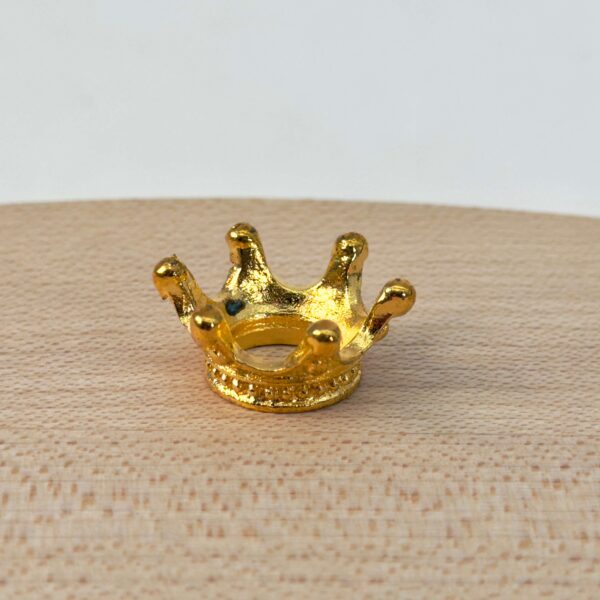 Holder til krystal kugle lille krone guld