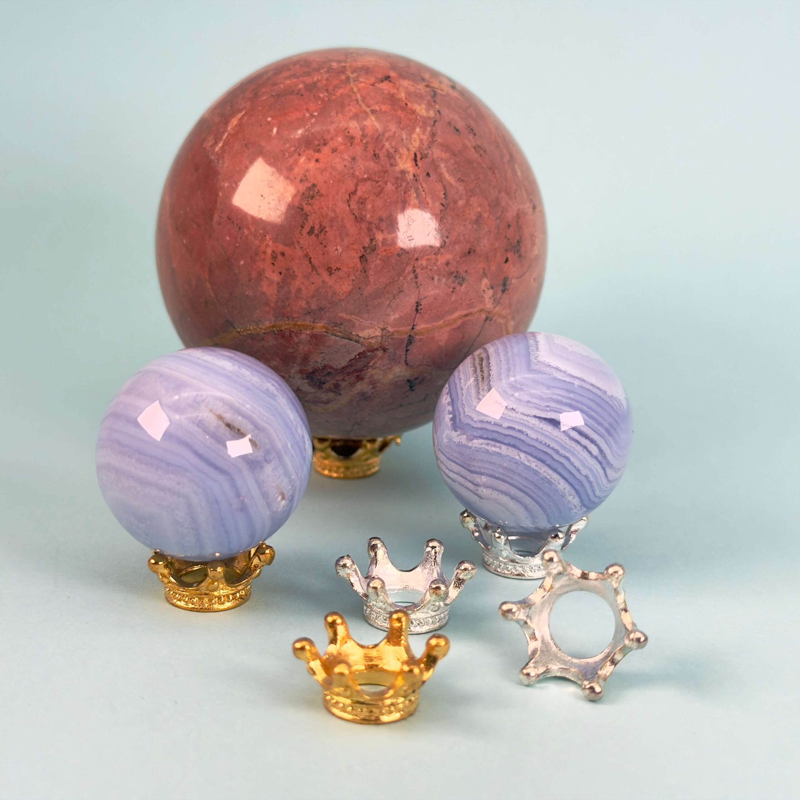 Holder til krystal kugle lille krone