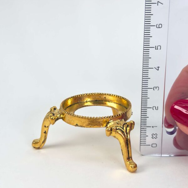 Holder til krystal kugle patina lineal