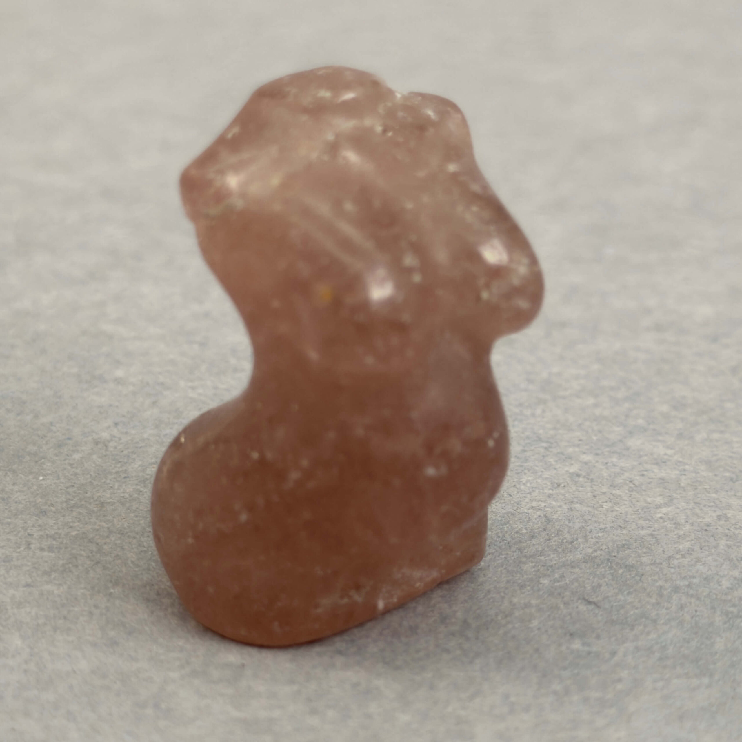 Krystal gravid kvindekrop sten jordbærkvarts