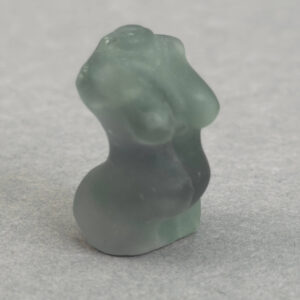 Krystal gravid kvindekrop sten regnbue fluorit