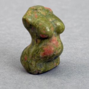 Krystal gravid kvindekrop sten unakit