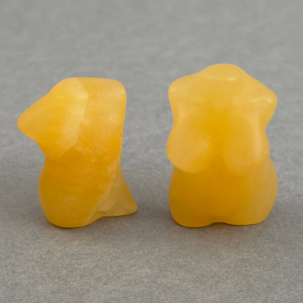 Krystal Gul Calsit Par sten