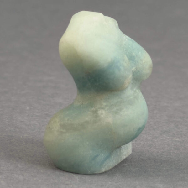 Krystal gravid kvindekrop 3 cm skønheder til dekoration i hjemmet eller en lille figur i lommen.