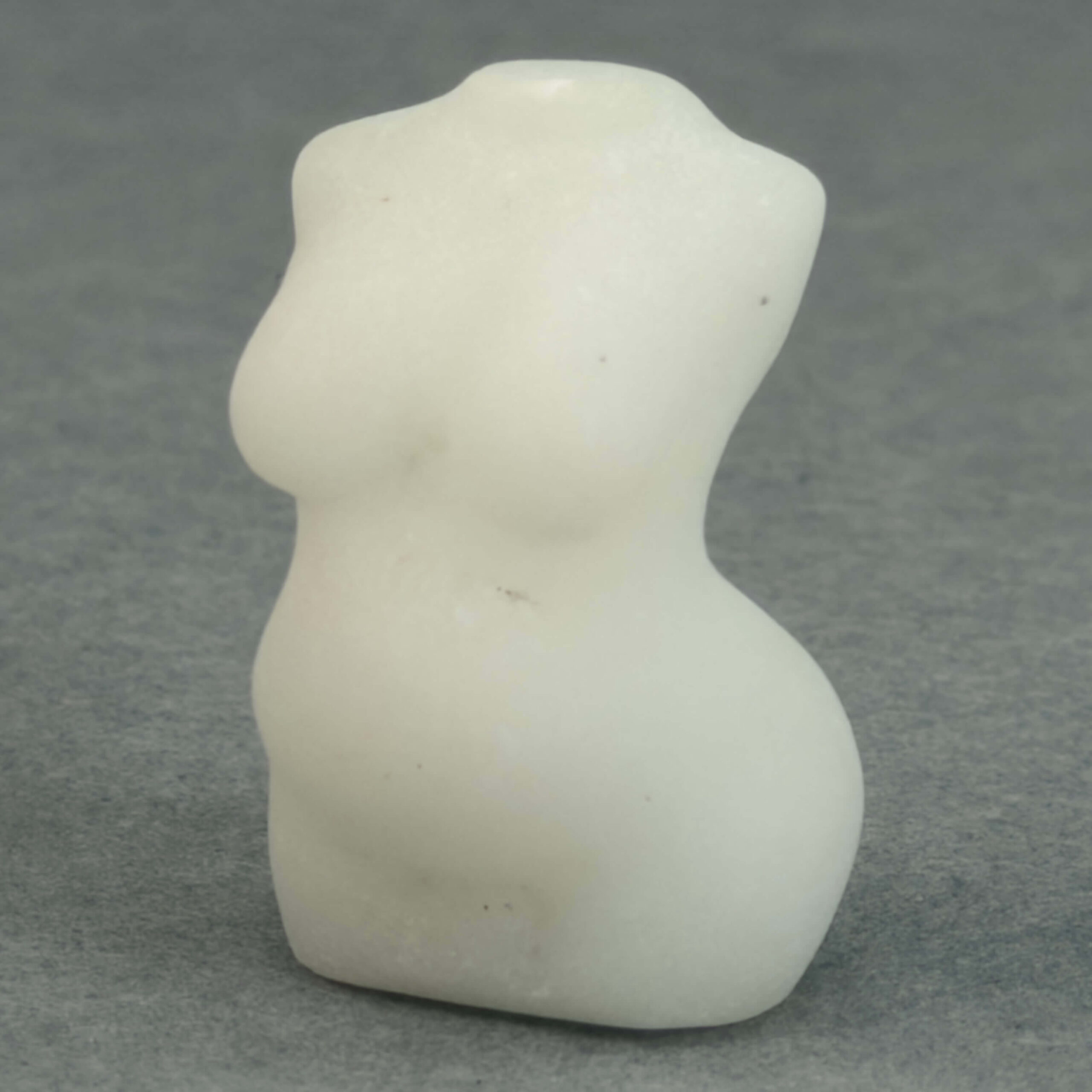 Krystal gravid kvindekrop sten hvid kvarts