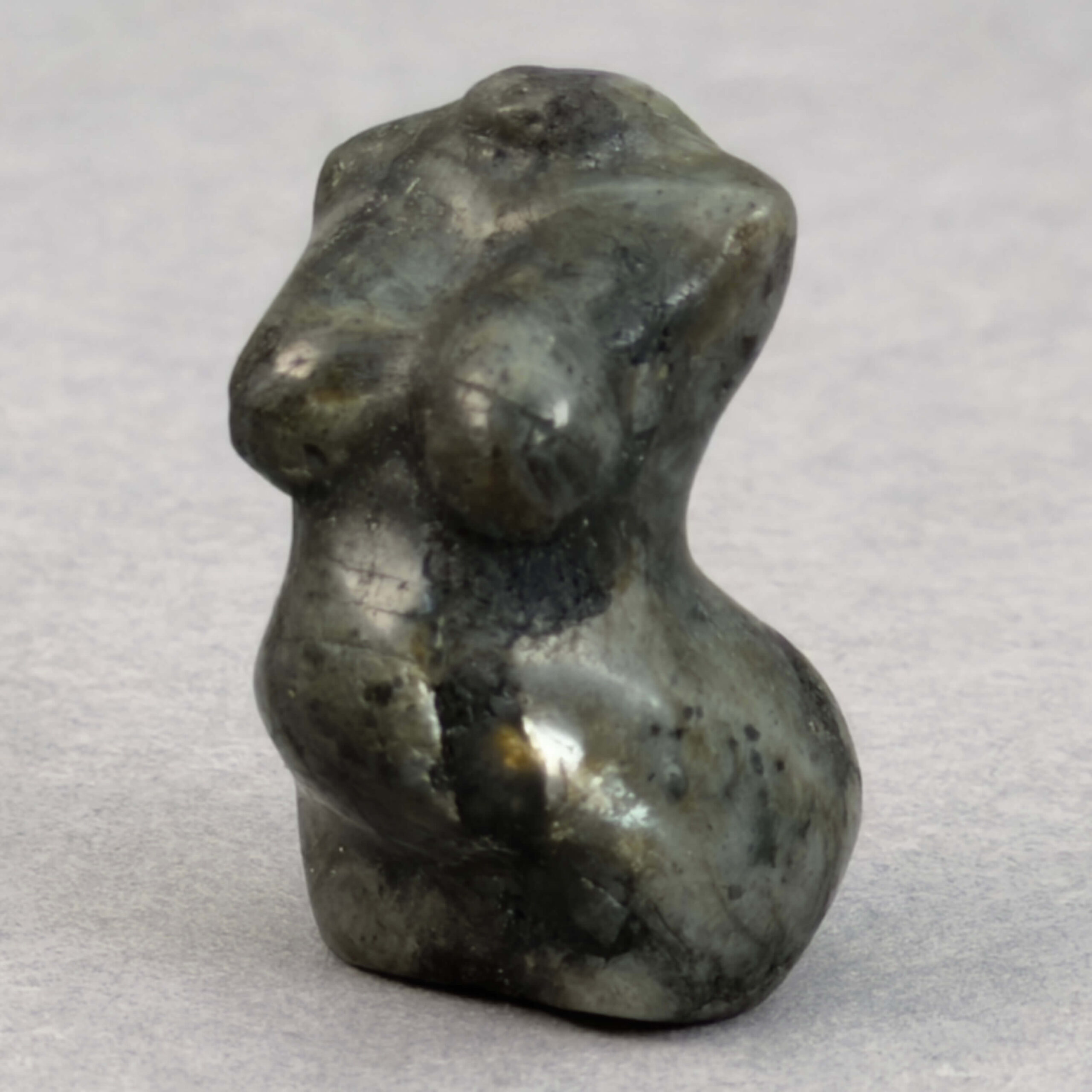 Krystal gravid kvindekrop sten larvikit