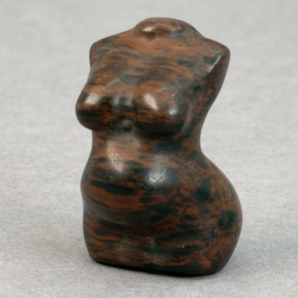 Krystal gravid kvindekrop sten obsidian maghoni