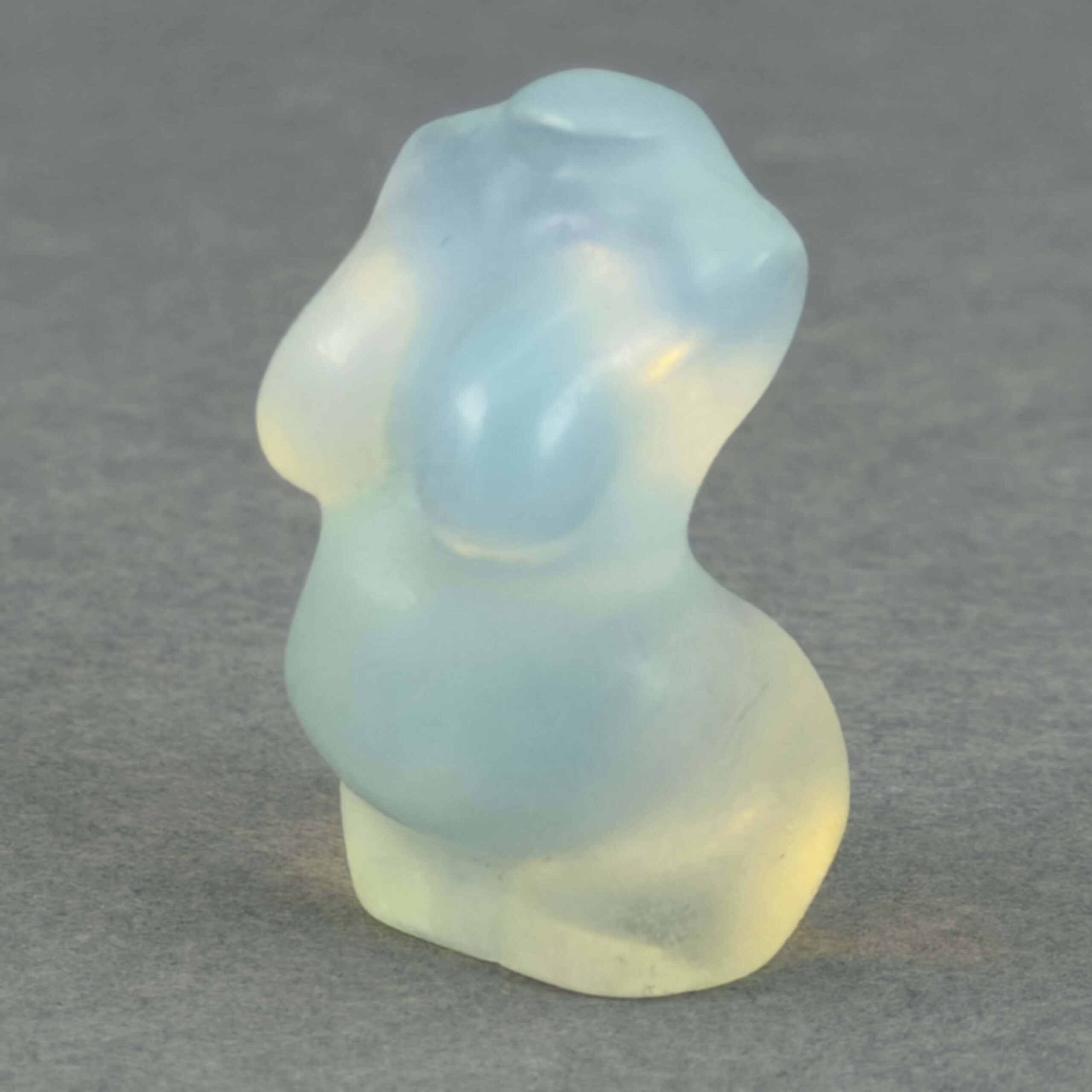 Krystal gravid kvindekrop sten opalit