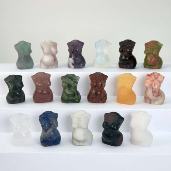 Krystal gravid kvindekrop sten oversigtsbillede