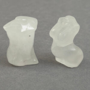 Krystal gravid kvindekrop sten på bjergkrystal