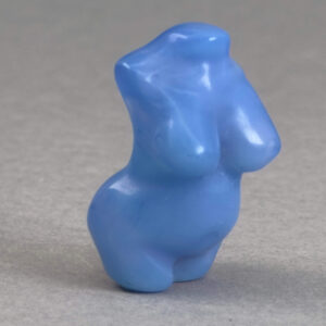 Krystal kvindekrop 3 cm skønheder til dekoration i hjemmet eller en lille figur i lommen.