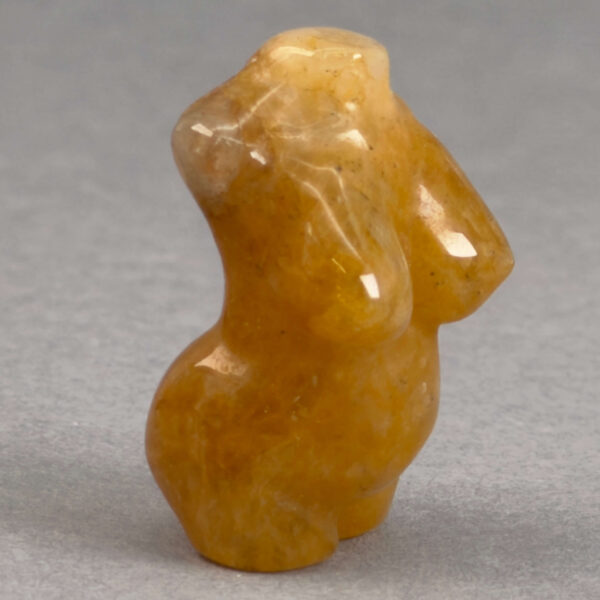 Krystal kvindekrop 3 cm skønheder til dekoration i hjemmet eller en lille figur i lommen.