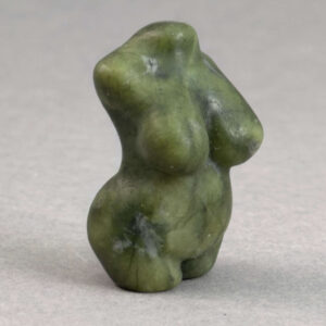 Krystal kvindekrop 3 cm skønheder til dekoration i hjemmet eller en lille figur i lommen.