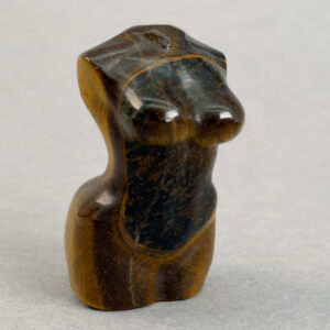 Krystal slank kvindekrop 4 cm sten falkeøje