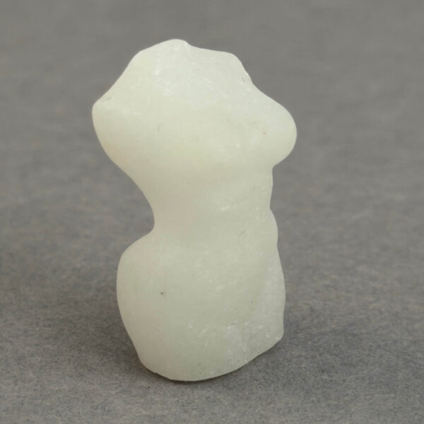 Krystal slank kvindekrop sten hvid kavrts