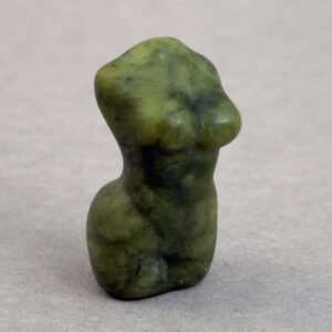 Krystal slank kvindekrop sten serpentin