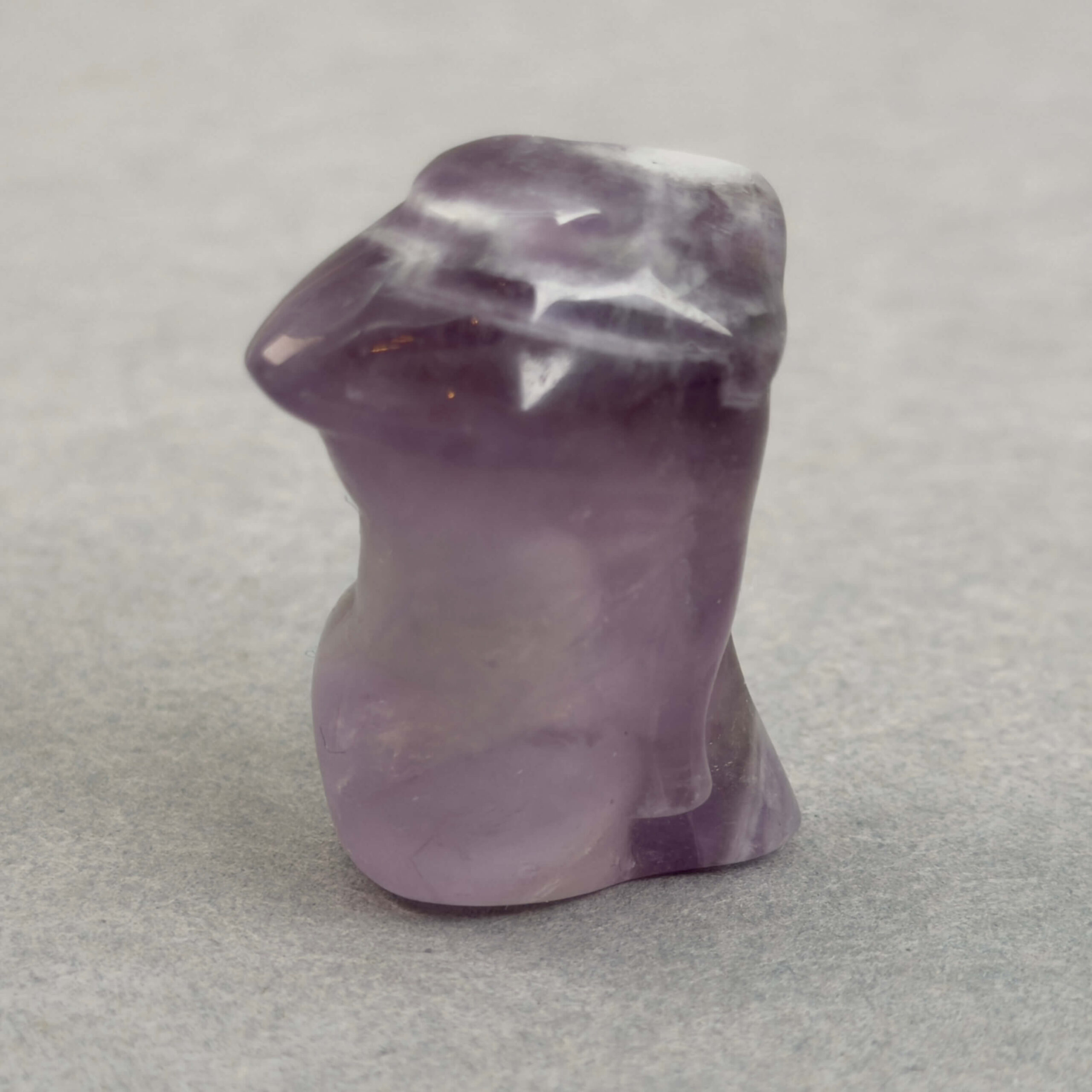 Krystal mandekrop sten ametyst