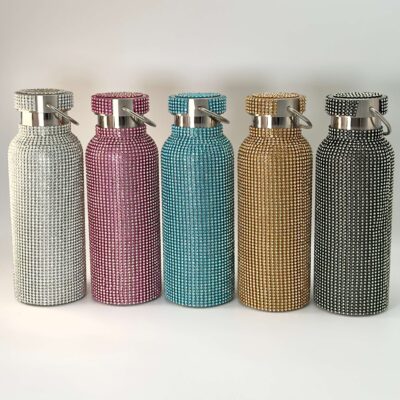 Termodrikkedunk Samling på hvid baggrund