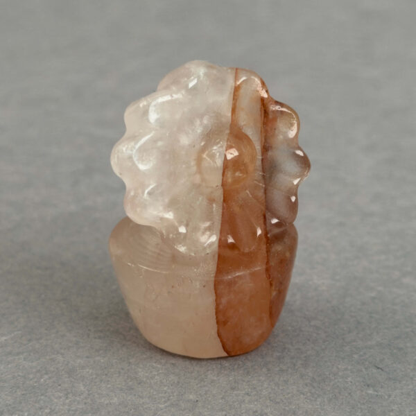 Krystal blomst i potte 3 cm bjergkrystal med inklusioner