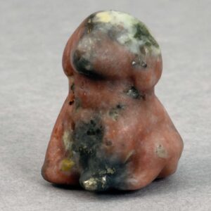 Krystal hund 3 cm sten rhodonit