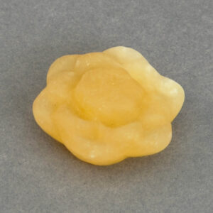 krystal blomst 3 cm sten gul calsit