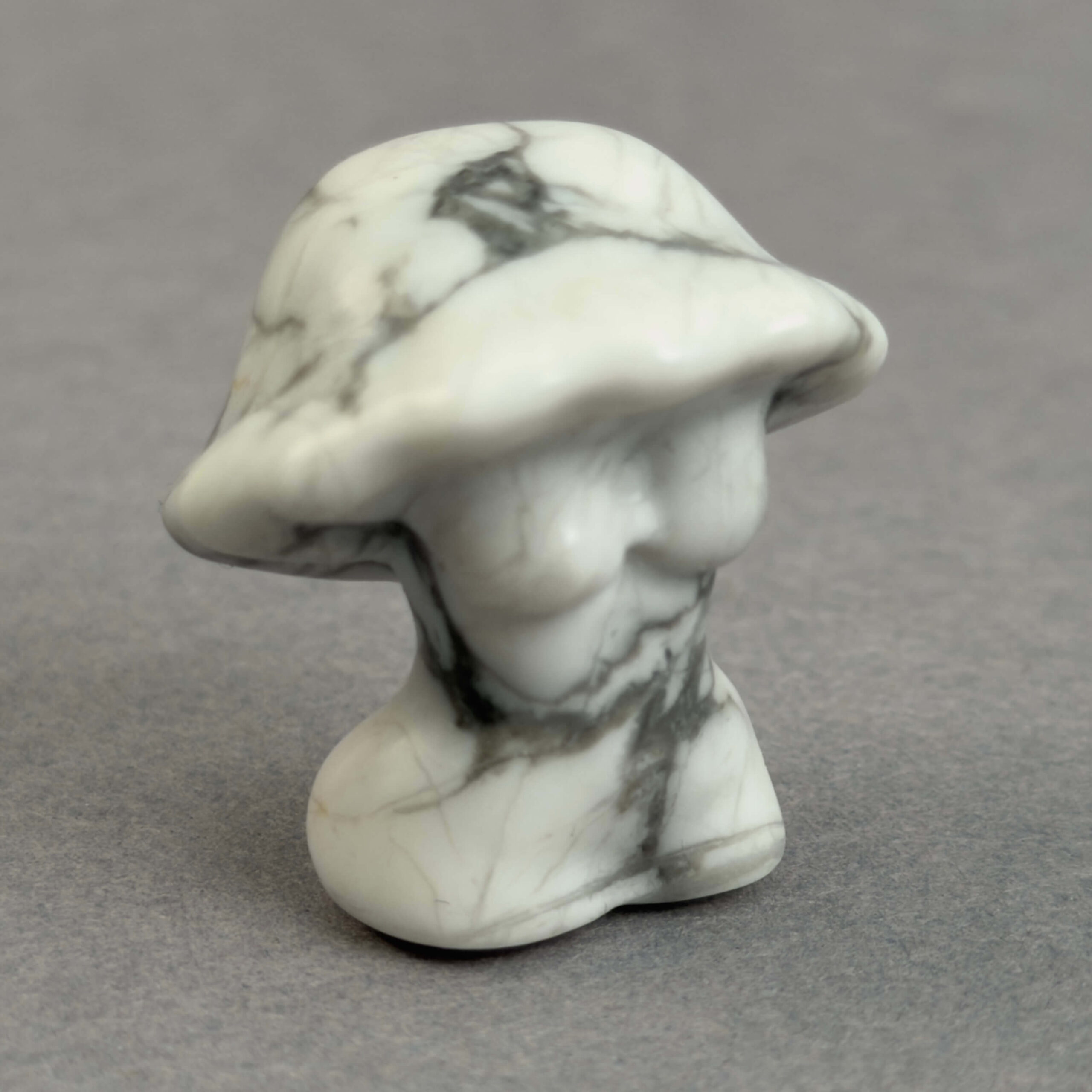 krystal skovnymfe svamp 3 cm sten howlit